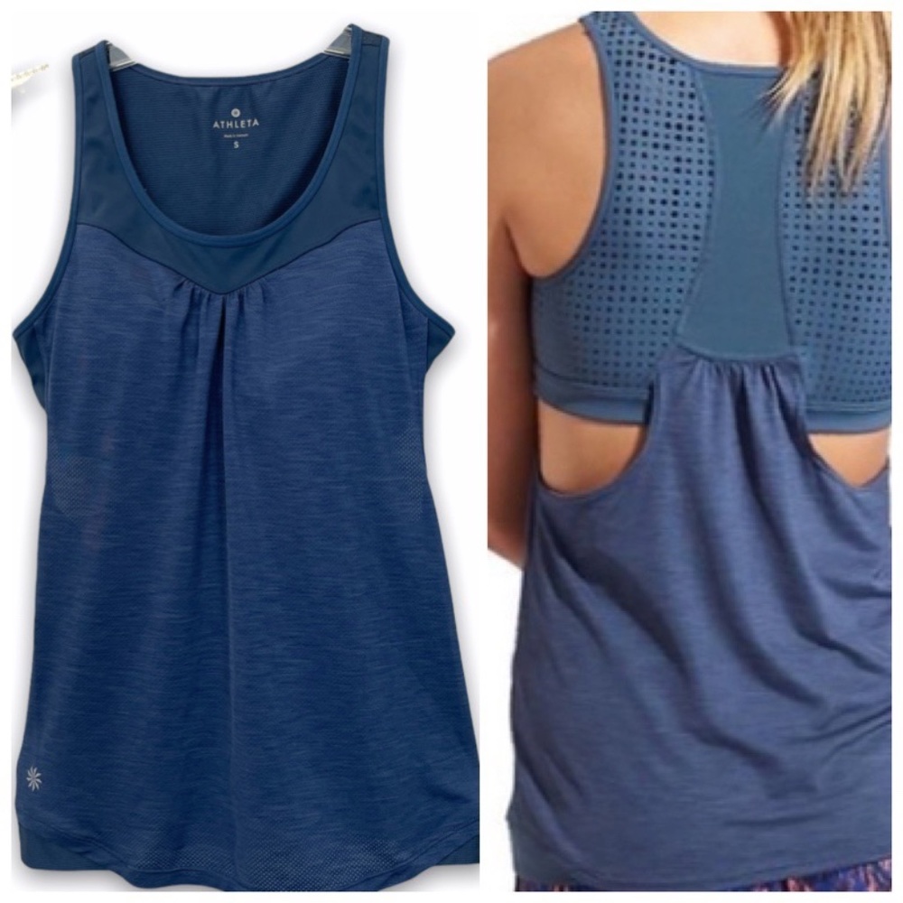 Athleta Gel Mesh Supercharged 2-in-1 Tank Top
